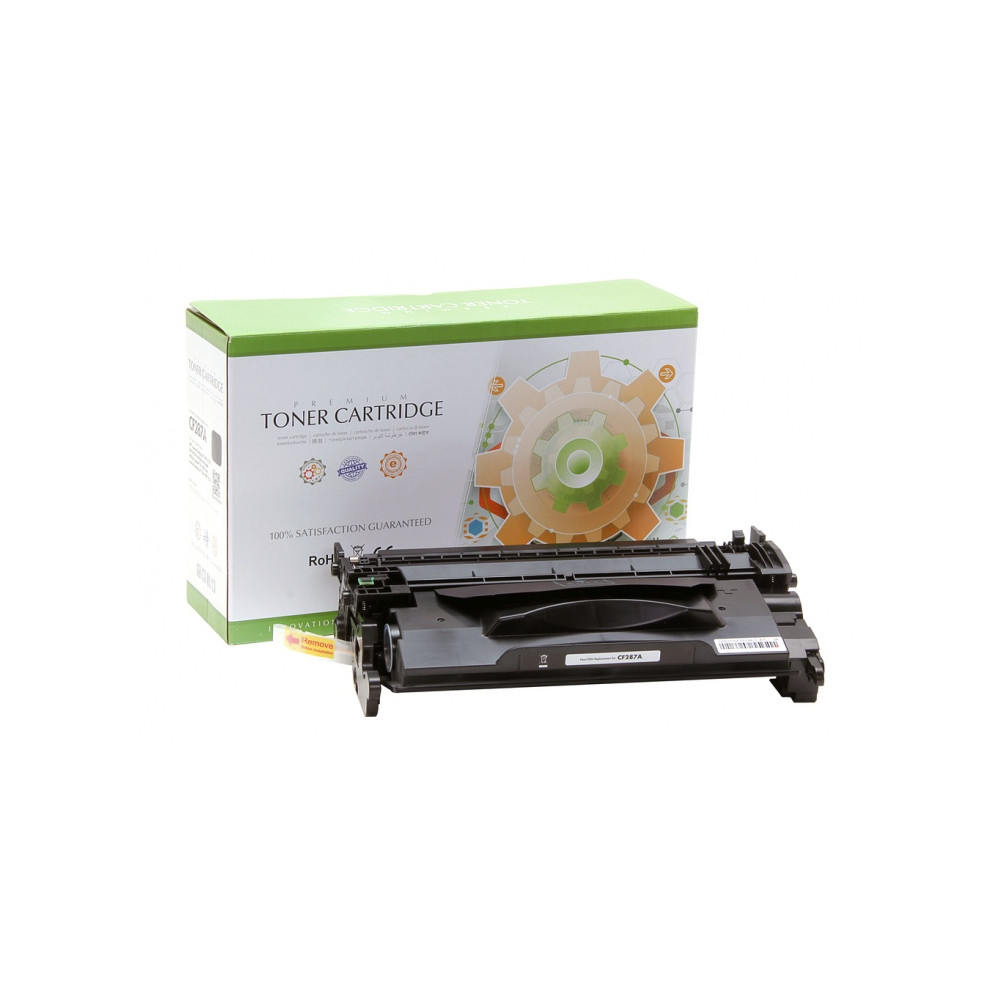 Neoriginali Static Control HP CF287A/ Canon CRG041 GEN2, juoda kasetė lazeriniams spausdintuvams, 8550 psl.