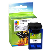 Neoriginali Static Control HP 22XL (C9352CE), trispalvė kasetė rašaliniams spausdintuvams, 415 psl.