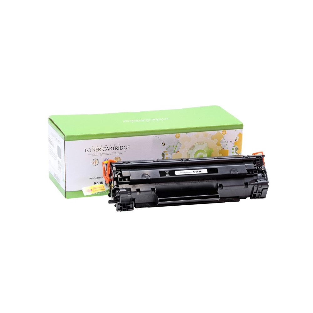 Neoriginali Static Control HP CF283A, juoda kasetė lazeriniams spausdintuvams, 1500 psl.