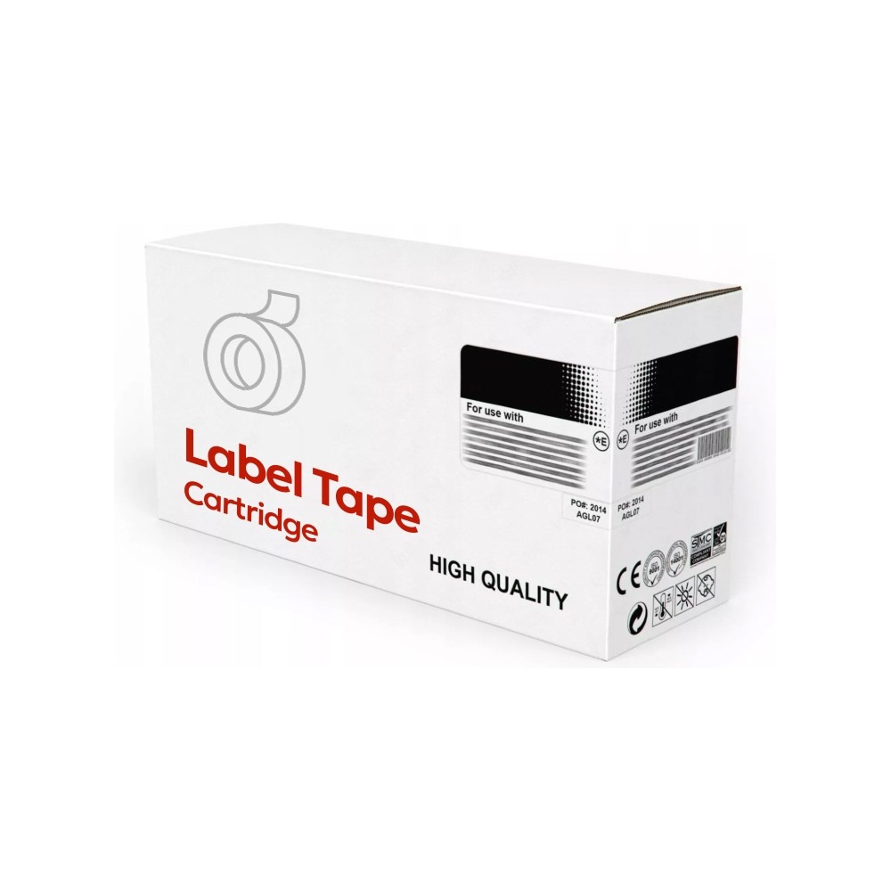 Neoriginali Brother DK-22606 (DK22606) Label Tape Black on Yellow