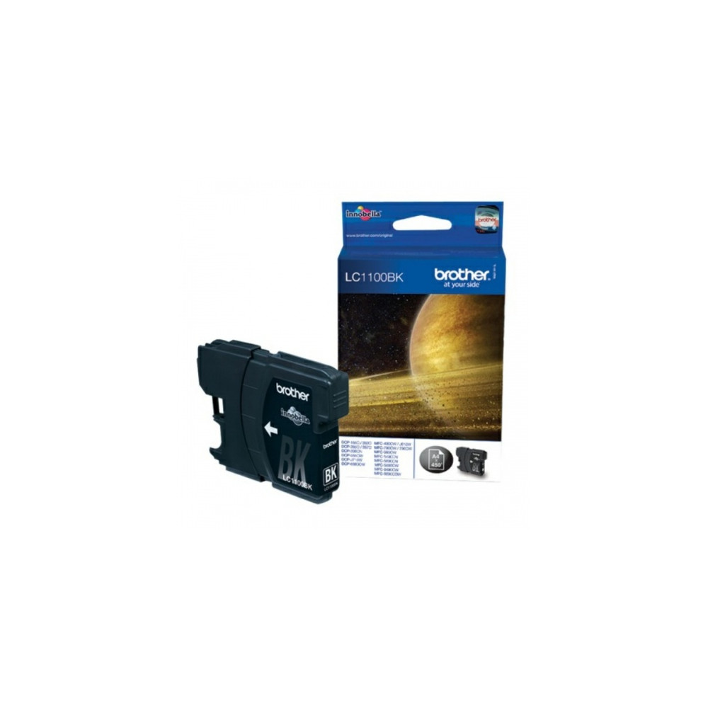 Brother LC-1100BK (LC1100BK) Rašalinė kasetė, Juoda
