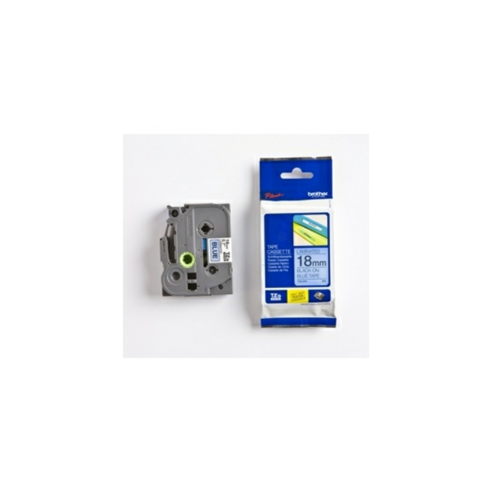 Brother TZe-541 (TZE541) Laminuotos ženklinimo juostos kasetė Black on Blue 18mm, 8m