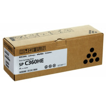 Ricoh SP C360HE (408184) Lazerinė kasetė, Juoda
