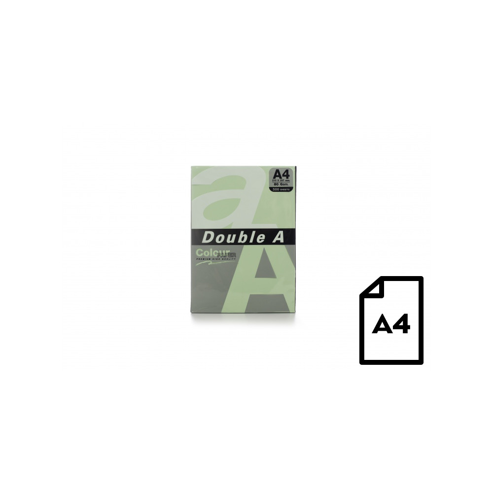 Spalvotas popierius Double A, 80g, A4, 500 lapų, Lagoon