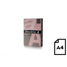 Spalvotas popierius Double A, 80g, A4, 500 lapų, Pink