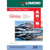 Fotopopierius Lomond Photo Inkjet Paper Blizgus 200 g/m2 A4, 50 lapų