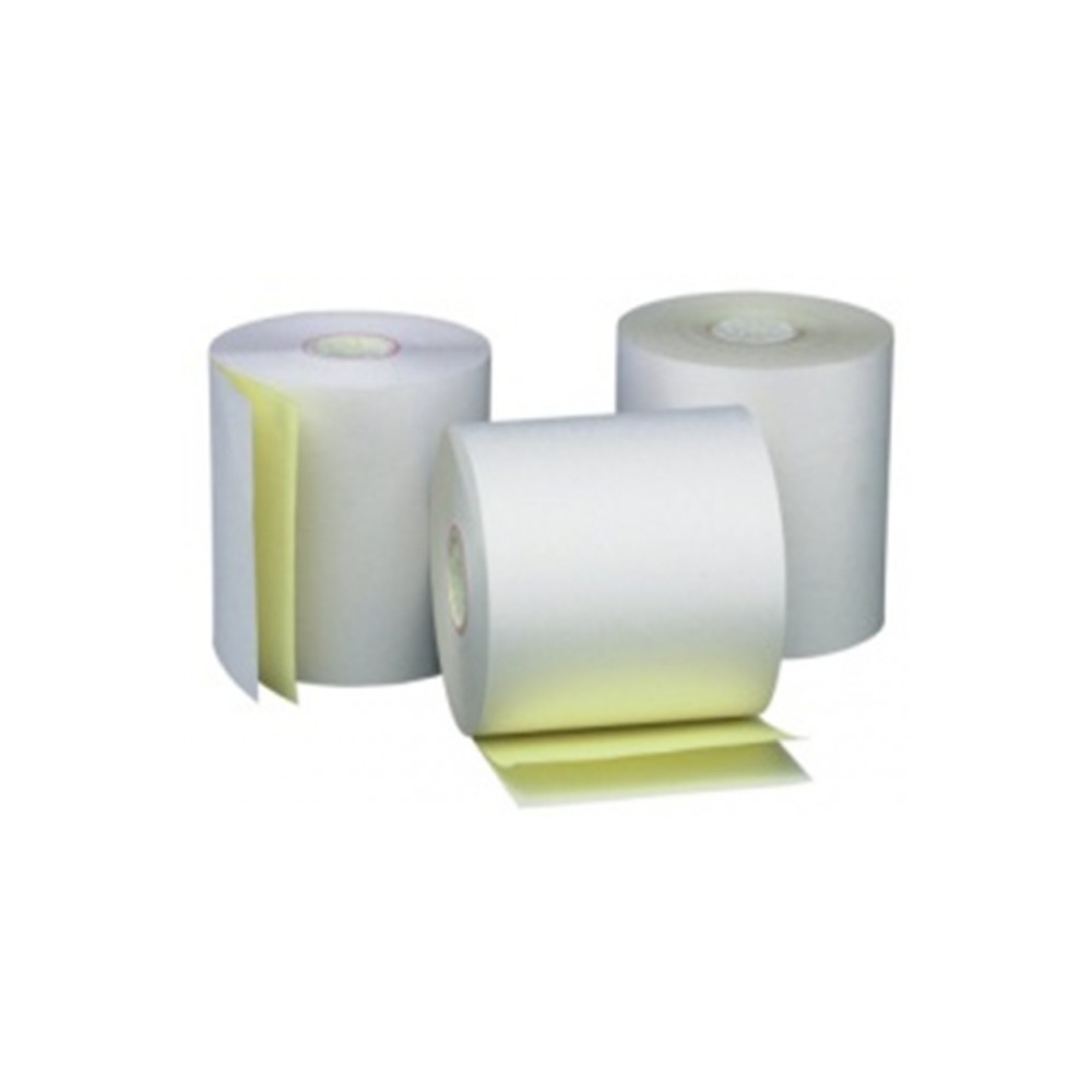 Dvisluoksnė kasos juosta OFF/SC,plotis 76mm, ilgis 20m, įvorė 12mm, skersmuo 65mm, 10vnt./pak.