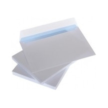 Vokai C4 229x324mm, balti 90 g., su nuplėšiama juostele, pakuotėje 500 vnt.