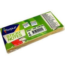 Lipnūs lapeliai Forpus, 40x50mm, geltoni (3x100) 0717-101