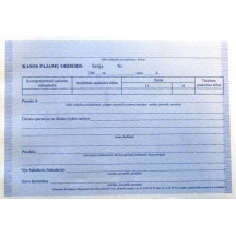 Kasos pajamų orderis, A5 (2x50) 0720-008