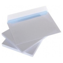 Vokai C5 162x229 mm su nuplėšiama juostele, balti, 50 vnt.