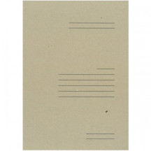 Kartoninis segtuvėlis SMLT, A4, 400g, rudas su spauda ir įsegėle