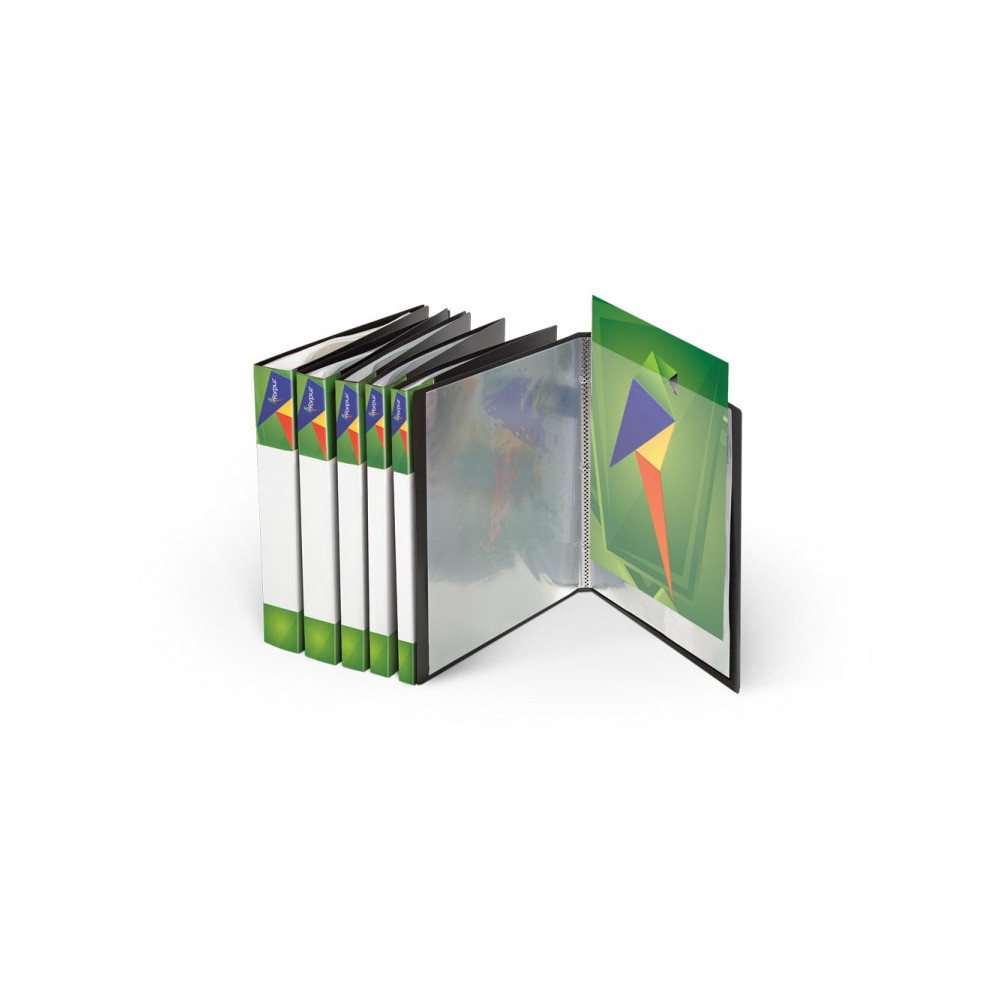 Aplankas su įmautėmis Forpus (60) A4, juodas