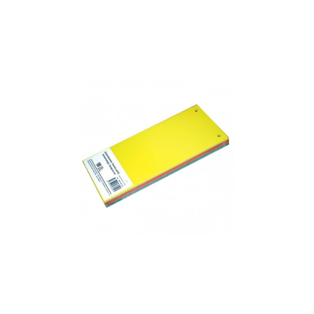 Skirtukai dokumentams SMLT, 11x23,5cm, kartoniniai, įvairių spalvų (100) 0808-008