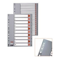 Skiriamieji lapai Esselte PP, A4, 1-12 skaičiai, plastikiniai