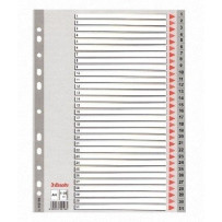 Skiriamieji lapai Esselte PP, A4, 1-31 skaičiai, plastikiniai