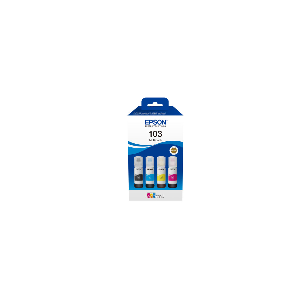 Epson 103 EcoTank (C13T00S64A) Rašalo papildymo buteliukų komplektas, CMYK