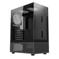Case|ADATA|INVADER X MINI|MidiTower|Case product features Transparent panel|ATX|MicroATX|MiniITX|Colour Black|INVADERXMINIMT-BKC