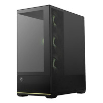 Case|MSI|MAG PANO 110R PZ|MidiTower|Case product features Transparent panel|Not included|Colour Black|MAGPANO110RPZ