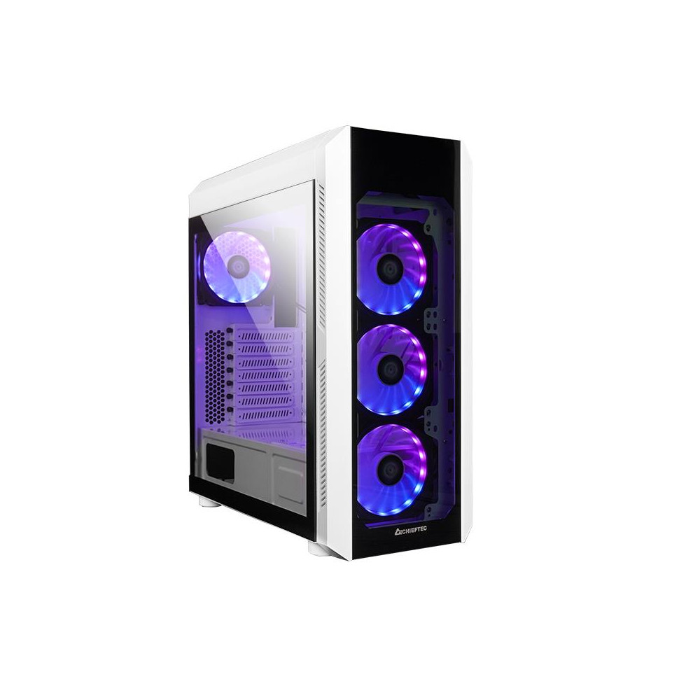 Case|CHIEFTEC|ATX/micro ATX/Mini-ITX|White|Midi Tower|PC|GL-03W-OP