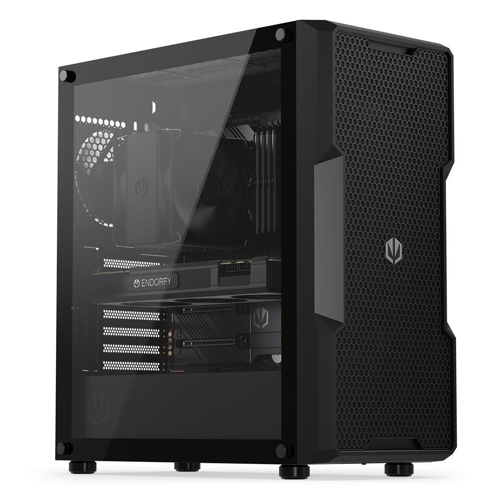 Case|ENDORFY|Regnum 400 Air|MidiTower|Case product features Transparent panel|Not included|ATX|MicroATX|MiniITX|Colour Black|EY2