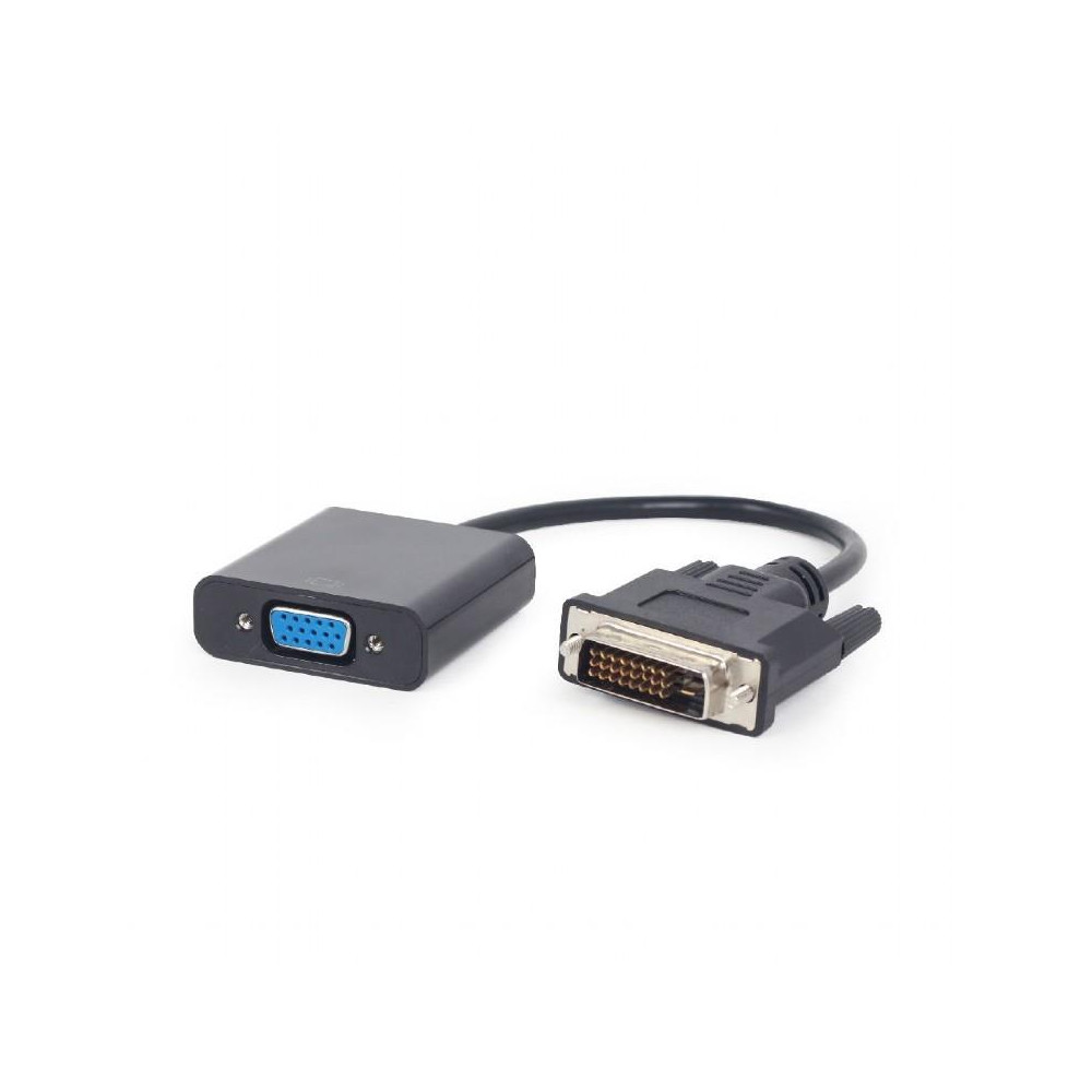 I/O ADAPTER DVI TO VGA/BLACK A-DVID-VGAF-01 GEMBIRD