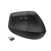 MOUSE USB OPTICAL WRL VERTICAL/BLACK RIGH 910-006494 LOGITECH