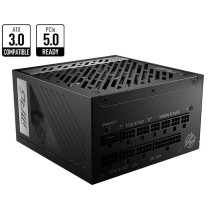 Power Supply|MSI|850 Watts|Efficiency 80 PLUS GOLD|PFC Active|MPGA850GPCIE5