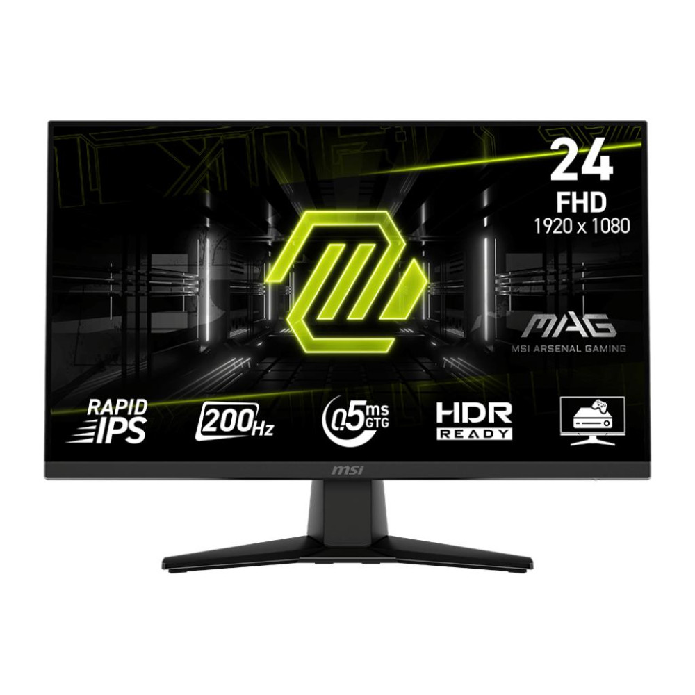 LCD Monitor|MSI|MAG 242F|23.8"|Gaming|Matte|Panel IPS|1920x1080|16:9|200Hz|0.5 ms|Colour Black|MAG242F