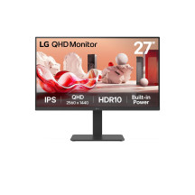 LCD Monitor|LG|27 "|2560 x 1440 pixels|Quad HD|Native aspect ratio 16:9|LCD|Flat|27BA54QB-B