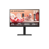 LCD Monitor|LG|27BA75QB-B|27"|Panel IPS|2560x1440|16:9|100Hz|Matte|Speakers|Swivel|Pivot|Height adjustable|Tilt|Colour Black|27B