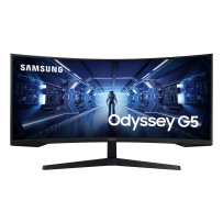LCD Monitor|SAMSUNG|Odyssey G5|34"|Gaming/Curved/21 : 9|Panel VA|3440x1440|21:9|1 ms|Tilt|Colour Black|LC34G55TWWPXEN
