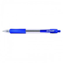 Stanger Tušinukas 1.0 Softgrip retractable, mėlynas, 1vnt. 18000300038