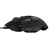 Logitech G502 HERO Laidinė žaidimų pelė, USB Type-A, Optical, 25600 DPI, Juoda