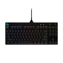 Logitech G PRO Laidinė Mechaninė žaidimų klaviatūra, Tenkeyless, GX Blue clicky, US INT, Juoda