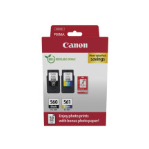 Canon CRG PG-560/CL-561 + Photo Paper Value Pack (3713C008) Rašalinių kasečių komplektas, BK/CMY