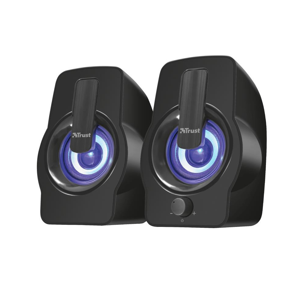 Speaker|TRUST|Gemi RGB|P.M.P.O. 12 Watts|1xAudio-In|Black|22948
