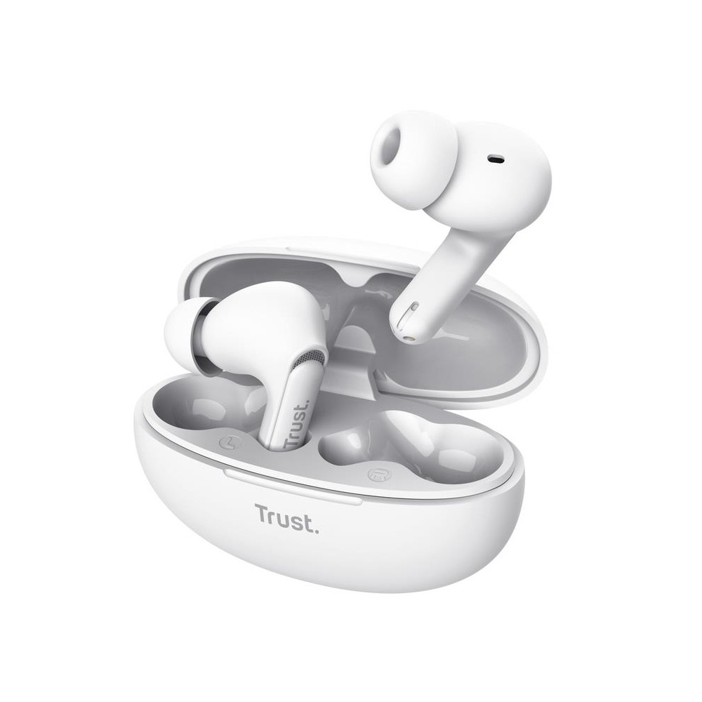 HEADSET EARBUDS YAVI BT ENC/WHITE 25172 TRUST