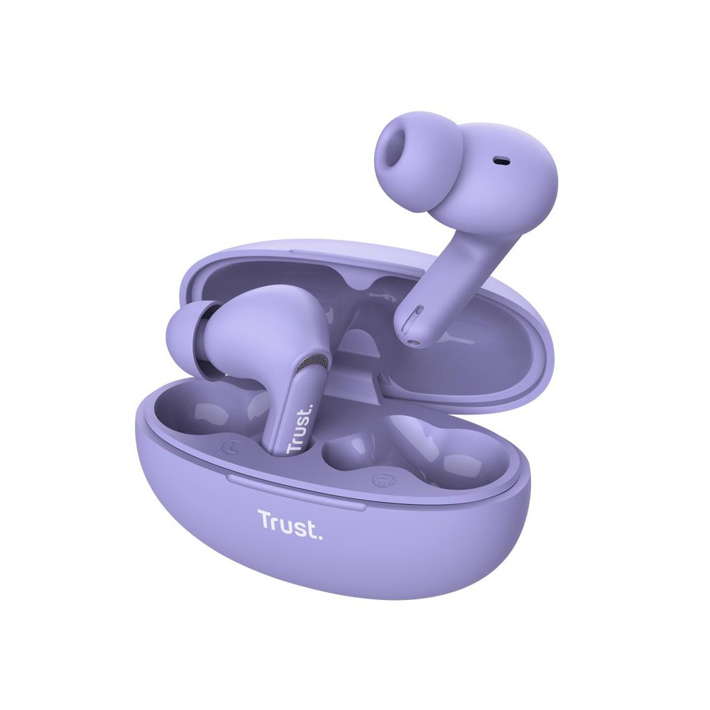 HEADSET EARBUDS YAVI BT ENC/PURPLE 25297 TRUST