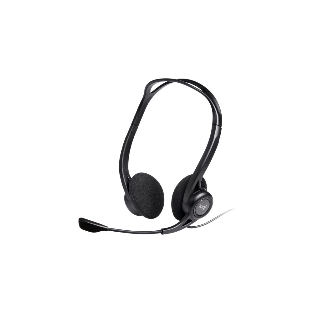 Logitech PC 960 Laidinės ausinės, USB-A, Juoda