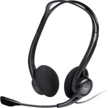 Logitech PC 960 Laidinės ausinės, USB-A, Juoda