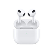 Apple AirPods (3rd Gen) Belaidės ausinės Earbuds, Lightning Charging Case, Balta