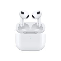 Apple AirPods (3rd Gen) Belaidės ausinės Earbuds, Lightning Charging Case, Balta