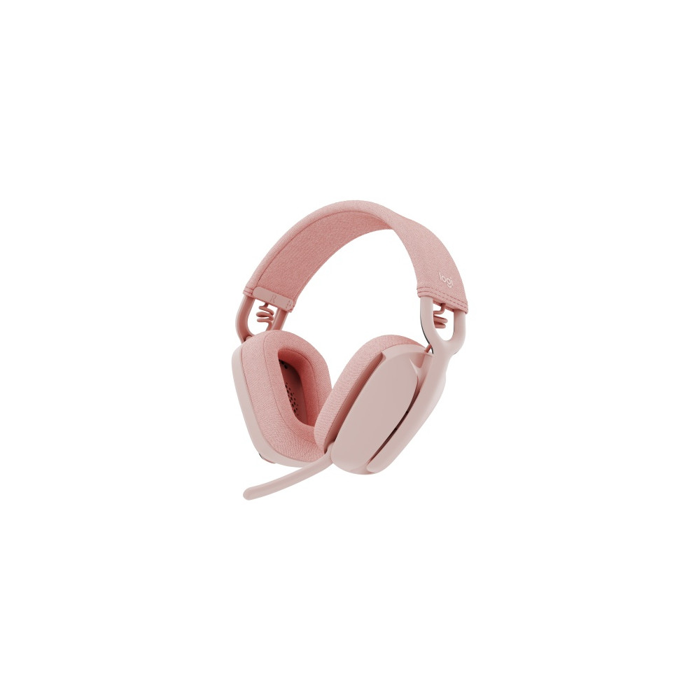 Logitech Zone Vibe 100 Belaidės ausinės, Bluetooth, Rose