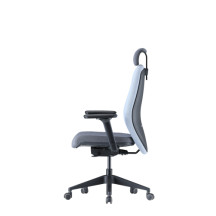 Up Up Athene ergonominė biuro kėdė Juoda, Pilkas + Mėlynas audinys