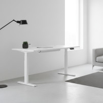 Reguliuojamo aukščio stalas Up Up Thor Baltas, Stalviršis L Baltas