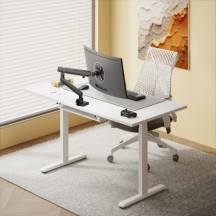 Reguliuojamo aukščio stalas Up Up Bjorn Baltas, Stalviršis L Baltas