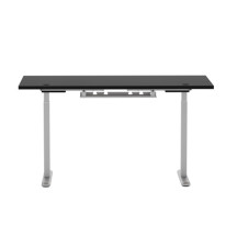 Reguliuojamo aukščio stalas Up Up Bjorn Pilkas, Stalviršis L Juodas