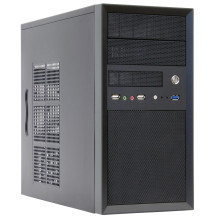 Case|CHIEFTEC|MiniTower|MicroATX|Colour Black|CT-01B-OP
