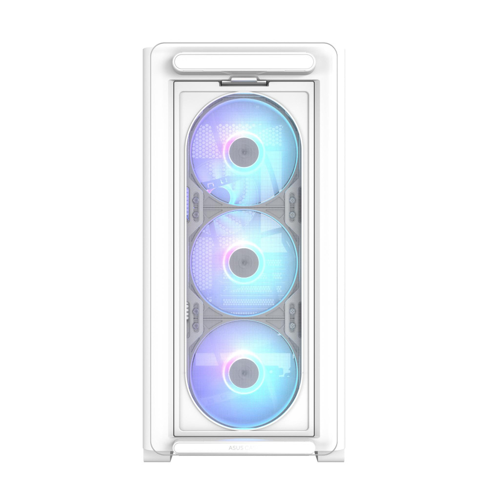 Case|ASUS|A23 PLUS|MidiTower|Case product features Transparent panel|MicroATX|MiniITX|Colour White|A23PLUSTG/ARGBWHITE